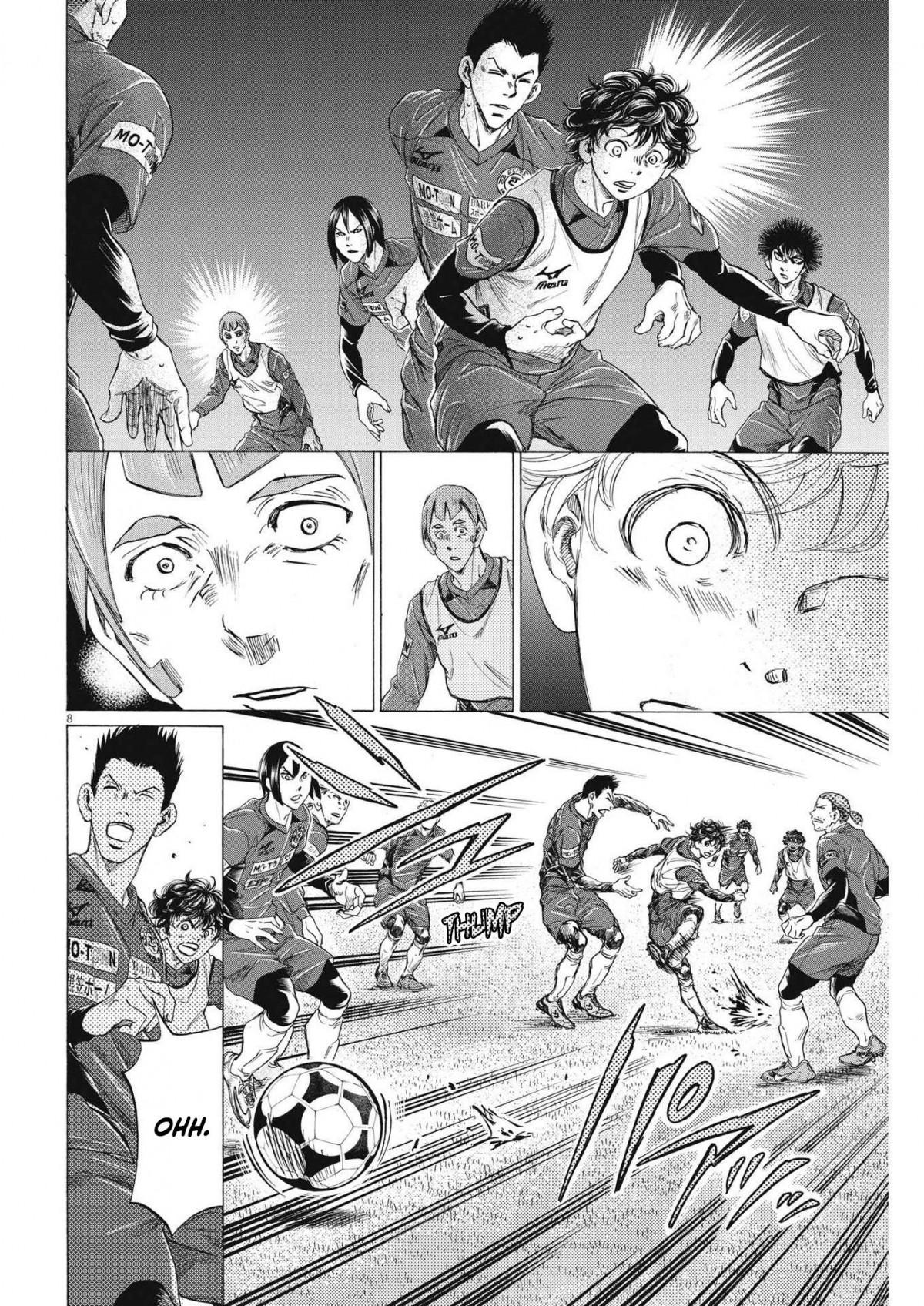 Ao Ashi Ch.344 Page 6 - Mangago