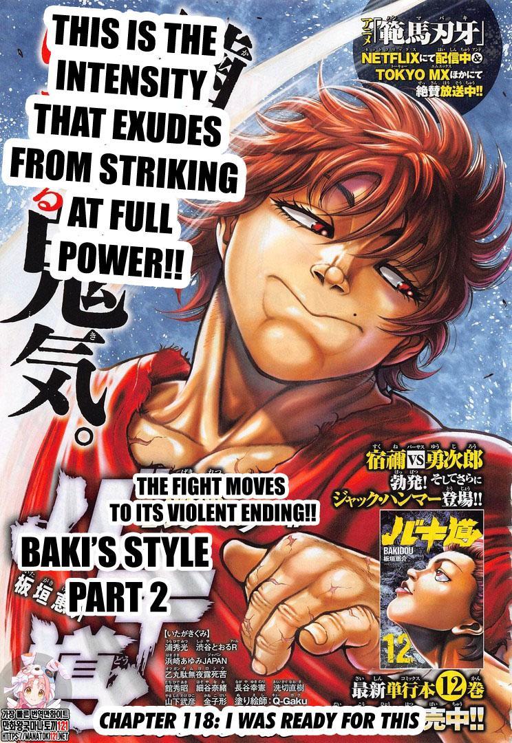 Which fighting style would you like to see in baki dou : r