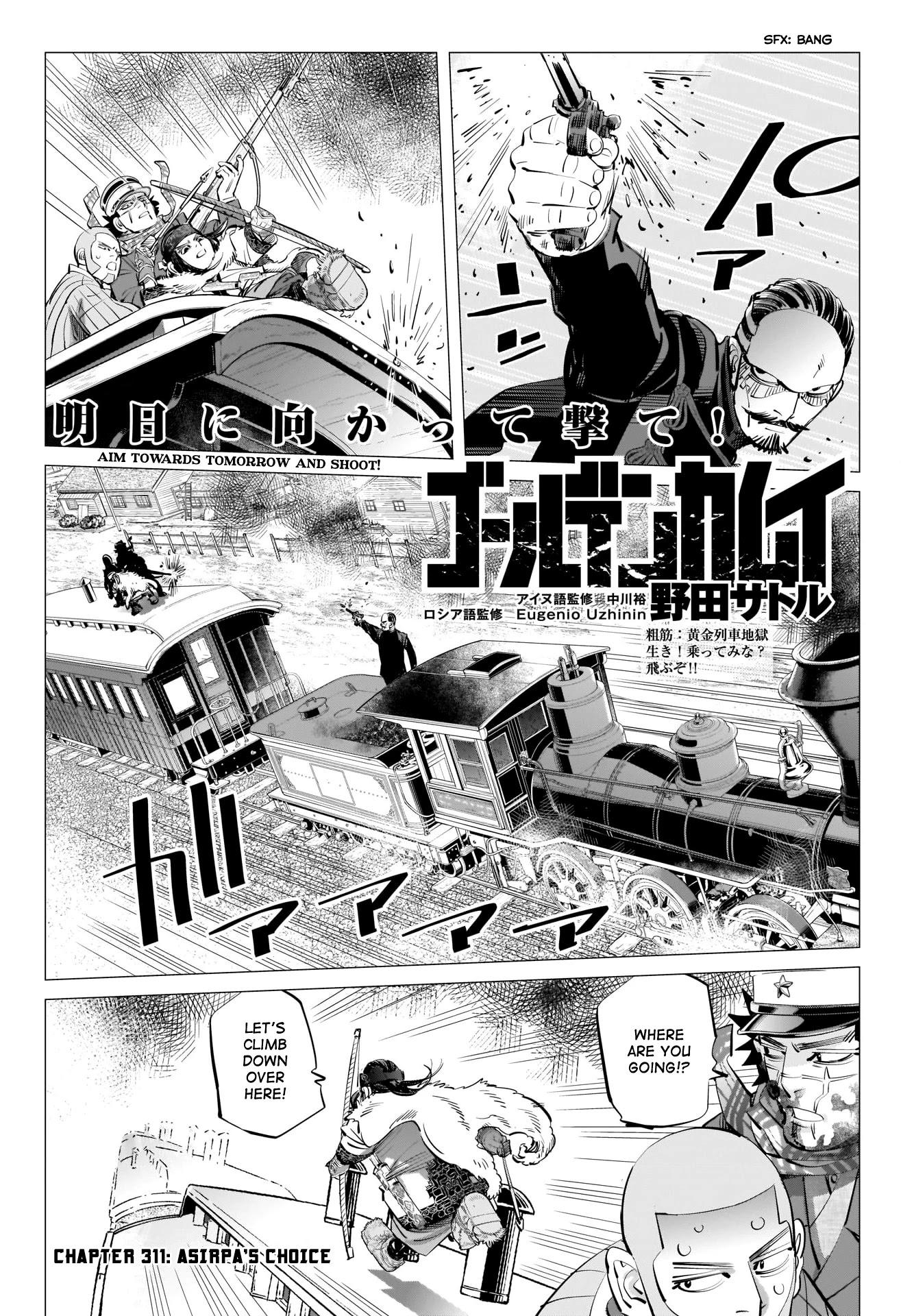 Golden Kamui Vol 10 Ch 311 Page 1 Mangago