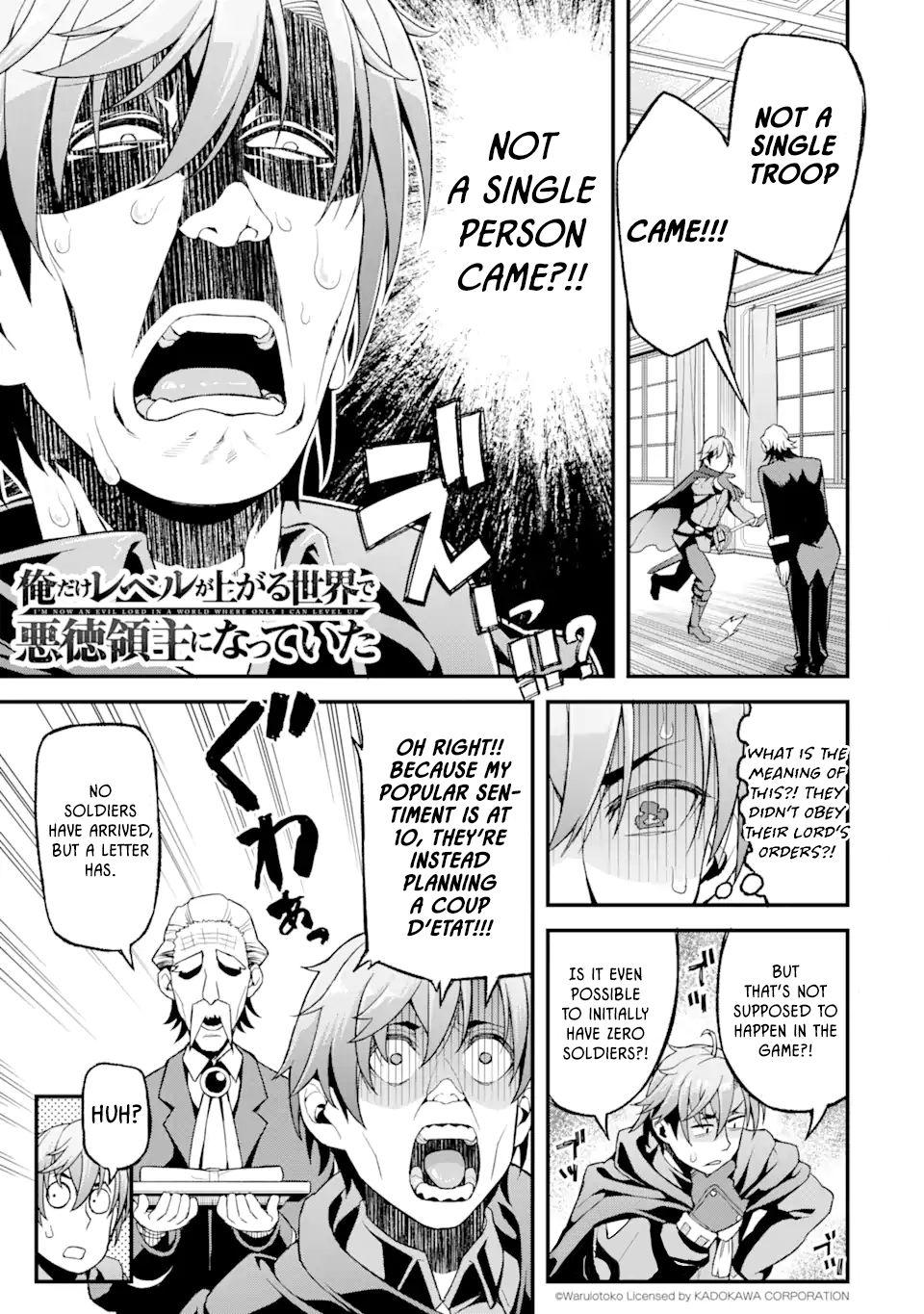 I've Become a Rogue Lord in a World Where Only I Can Level Up Ch.3 Page 1 -  Mangago