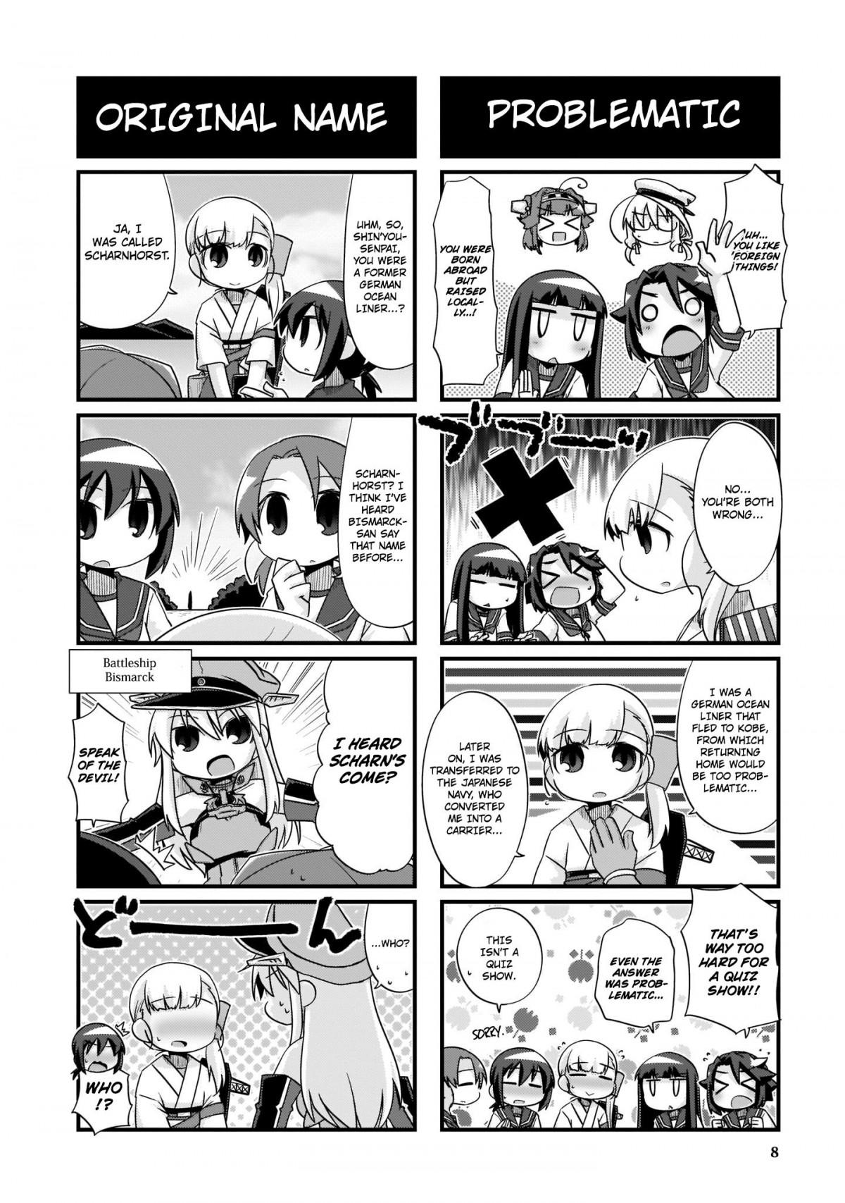 Kantai Collection -KanColle- 4-koma Comic: Fubuki, Ganbarimasu! - episode 229 - 1