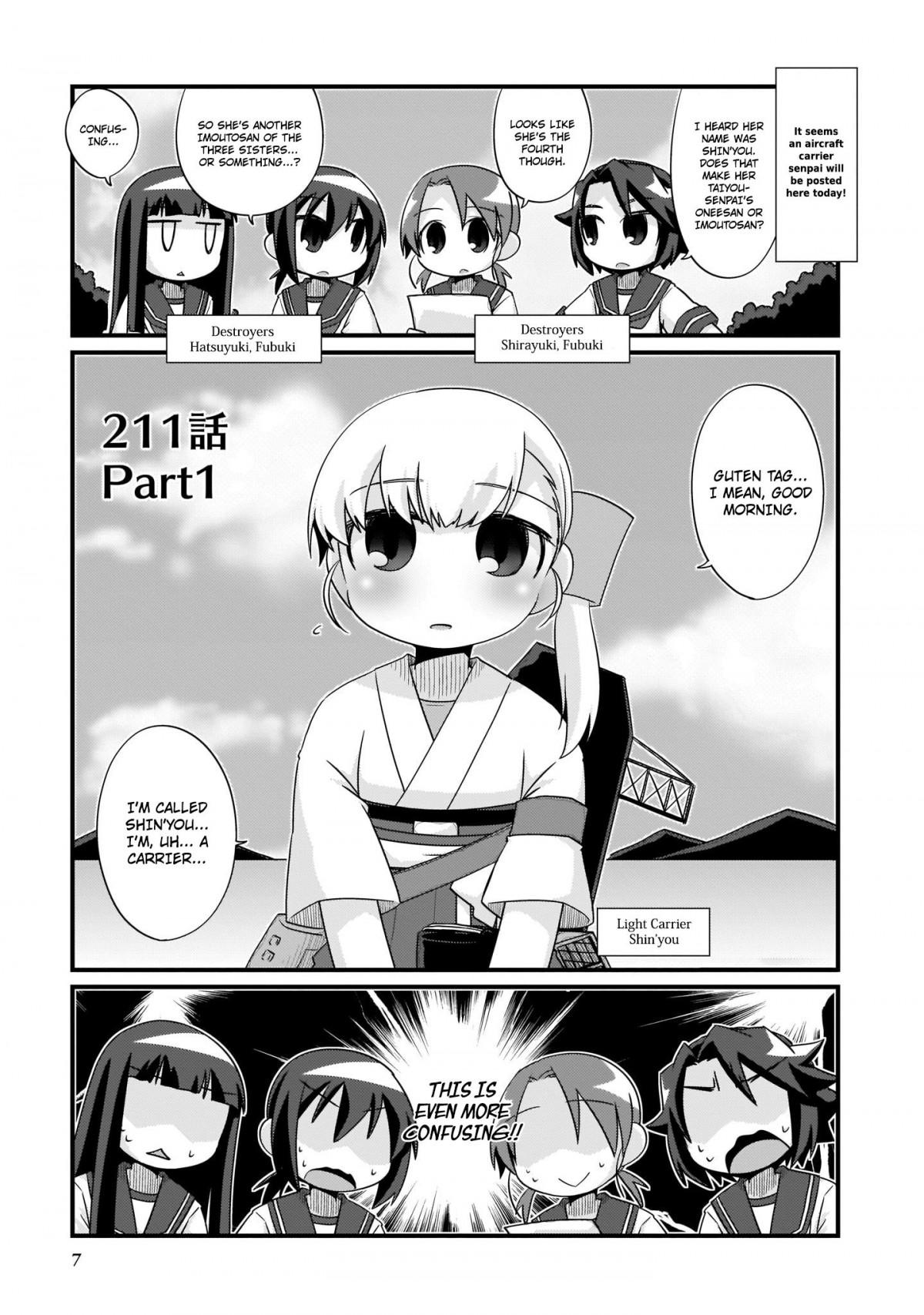 Kantai Collection -KanColle- 4-koma Comic: Fubuki, Ganbarimasu! - episode 229 - 0