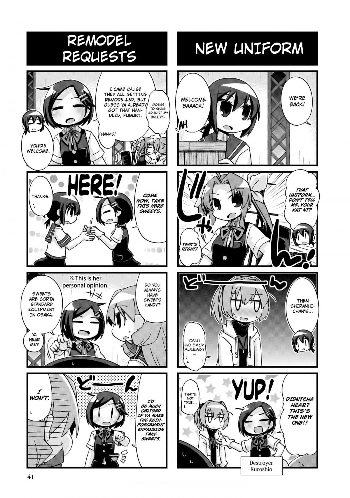 Kantai Collection -KanColle- 4-koma Comic: Fubuki, Ganbarimasu! - episode 230 - 8