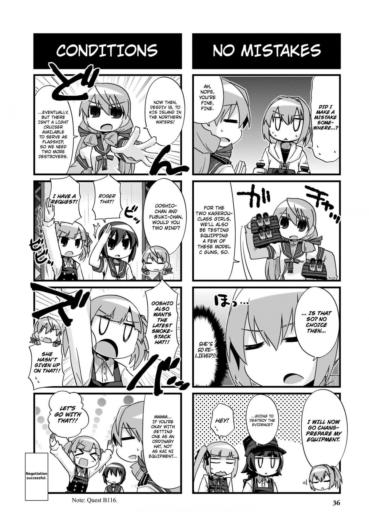 Kantai Collection -KanColle- 4-koma Comic: Fubuki, Ganbarimasu! - episode 230 - 5