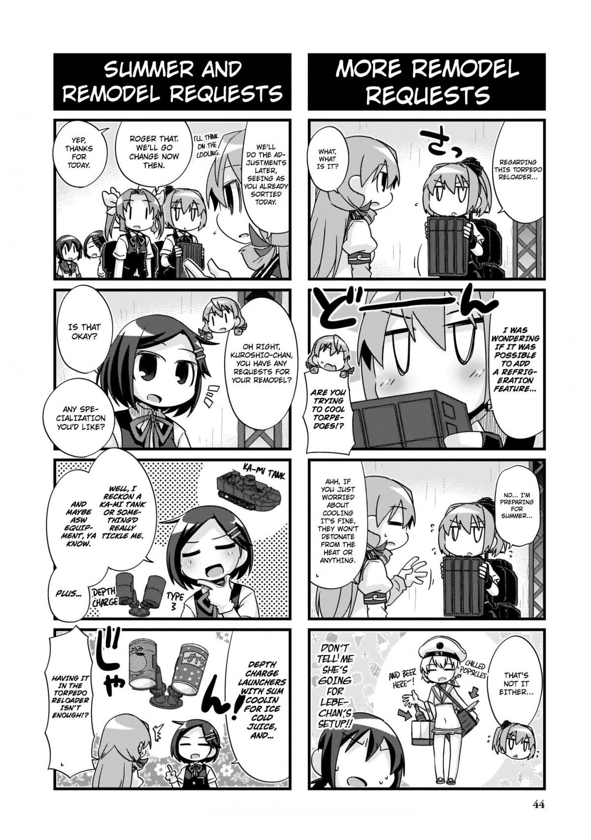 Kantai Collection -KanColle- 4-koma Comic: Fubuki, Ganbarimasu! - episode 230 - 11