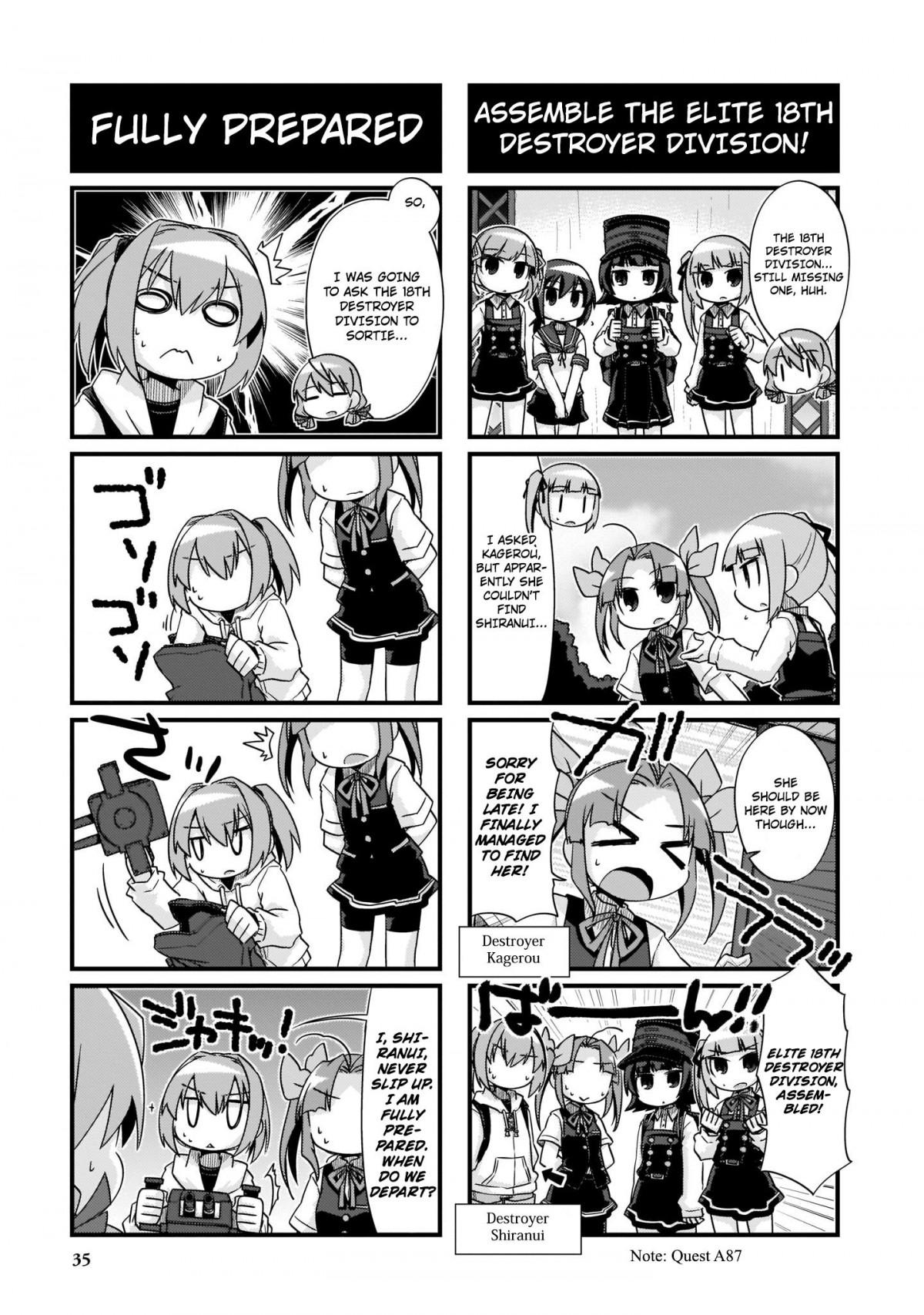 Kantai Collection -KanColle- 4-koma Comic: Fubuki, Ganbarimasu! - episode 230 - 4