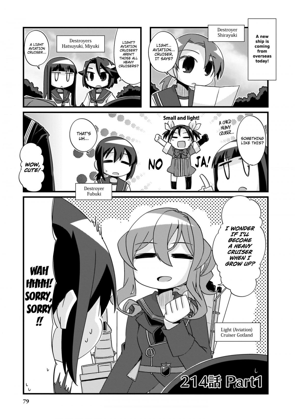 Kantai Collection -KanColle- 4-koma Comic: Fubuki, Ganbarimasu! - episode 232 - 0