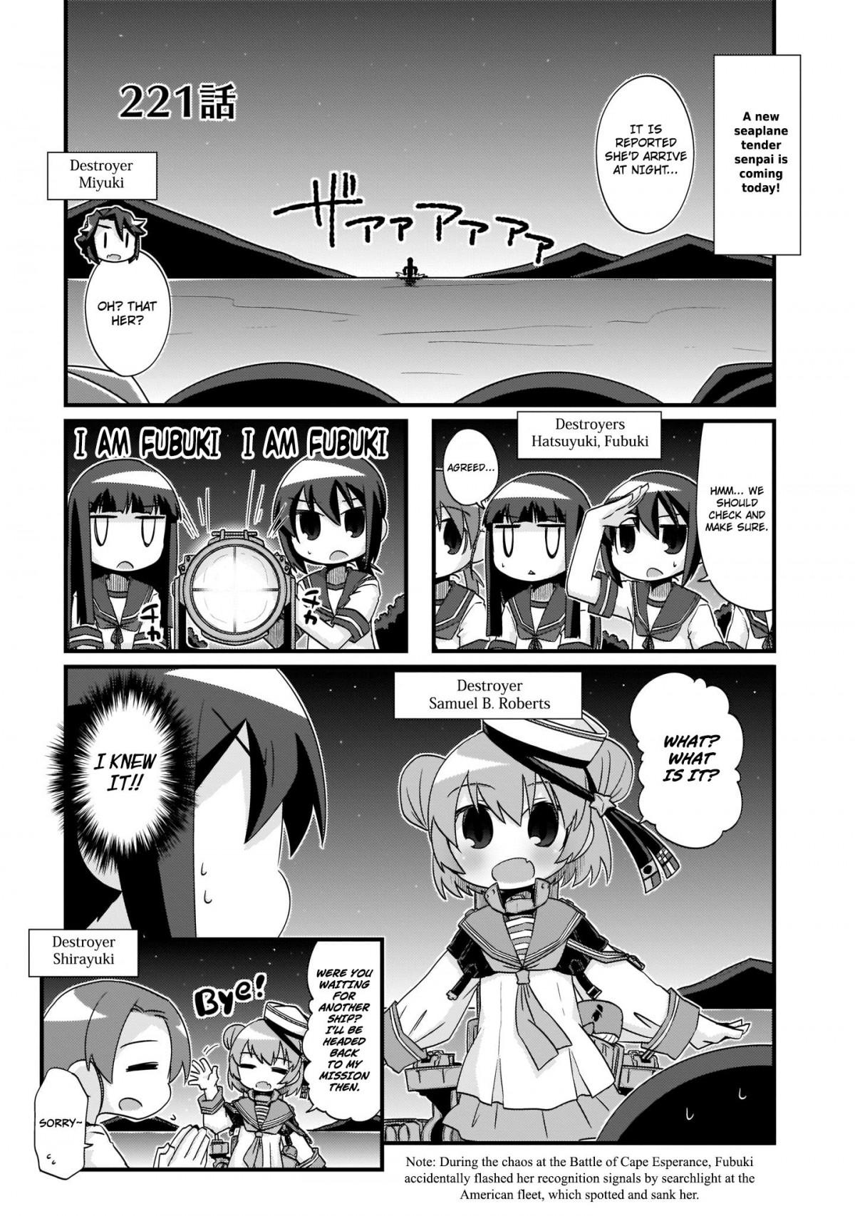 Kantai Collection -KanColle- 4-koma Comic: Fubuki, Ganbarimasu! - episode 239 - 0