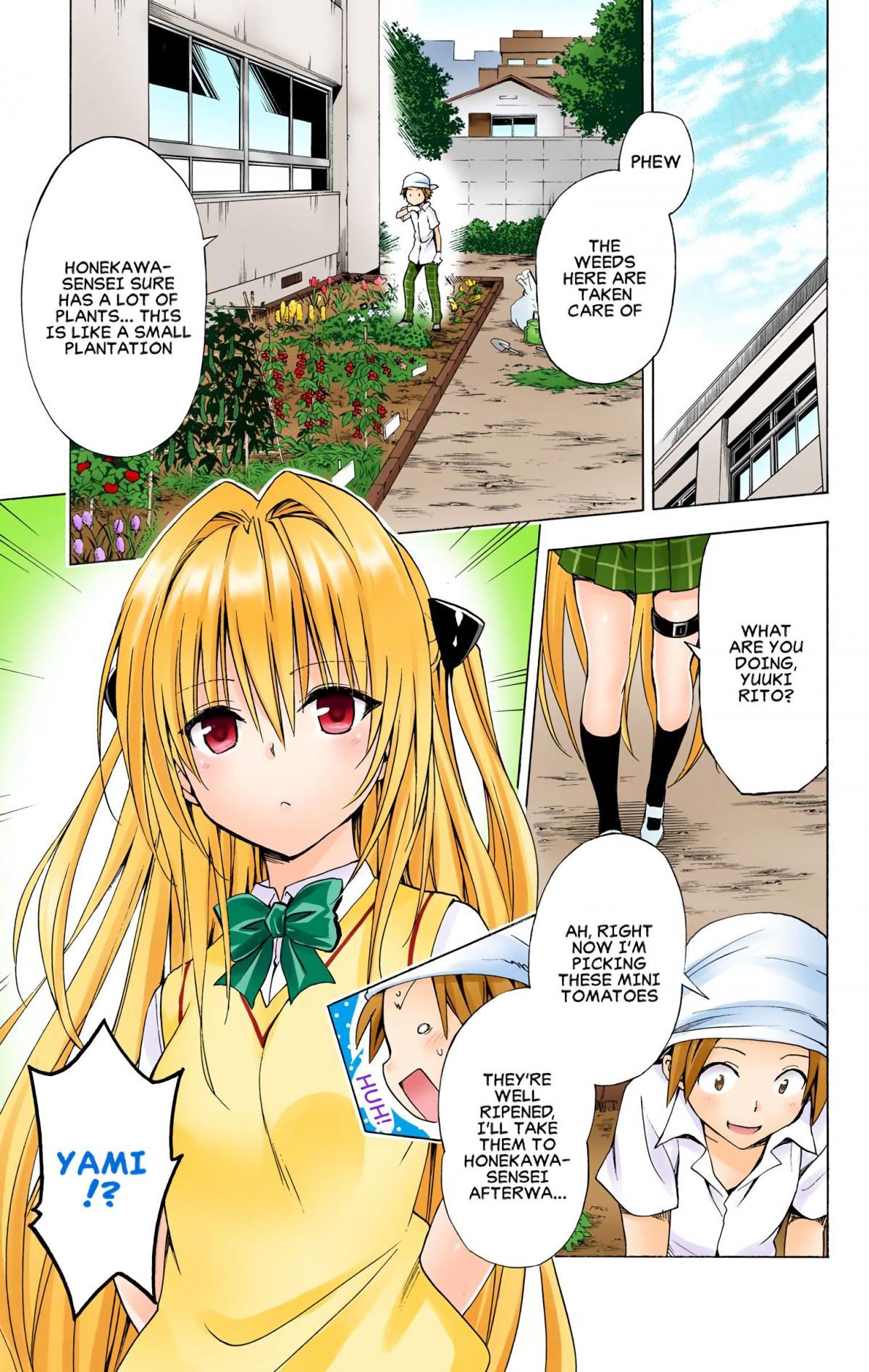 To Love-Ru Darkness - Digital Colored Comics Ch.57.2 Page 1 - Mangago