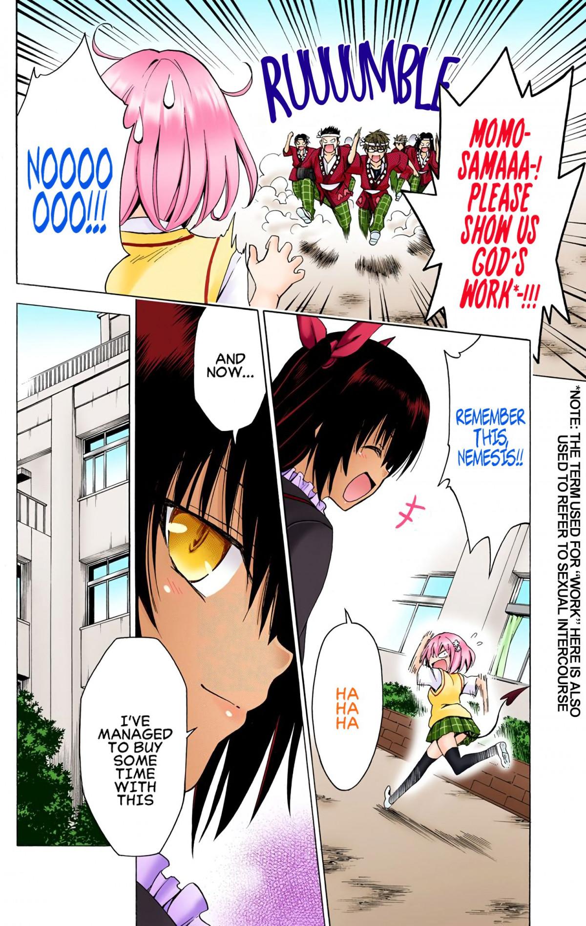 To Love-Ru Darkness - Digital Colored Comics Ch.57.2 Page 1 - Mangago